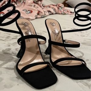 Black heels